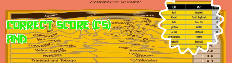 Prediction football correct score