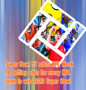 Super bowl odds for each team